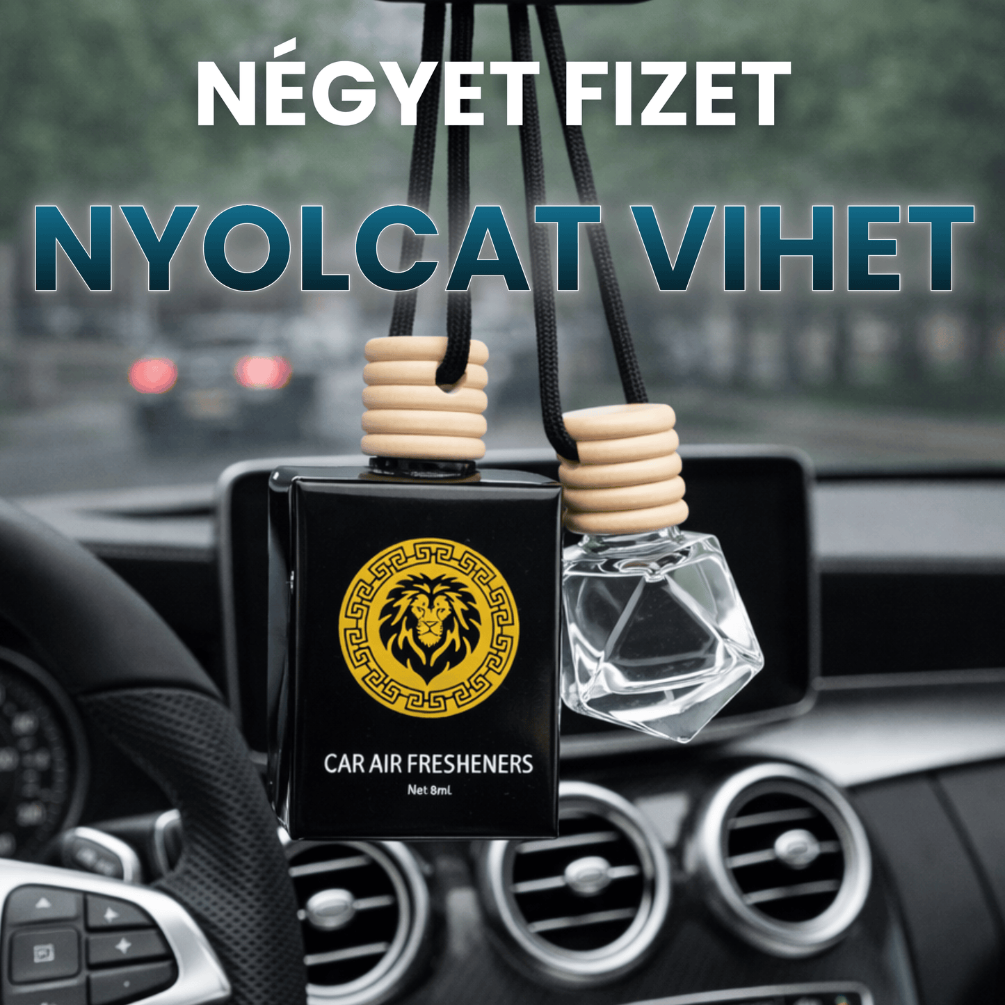 Black Lion férfi autóillatosító