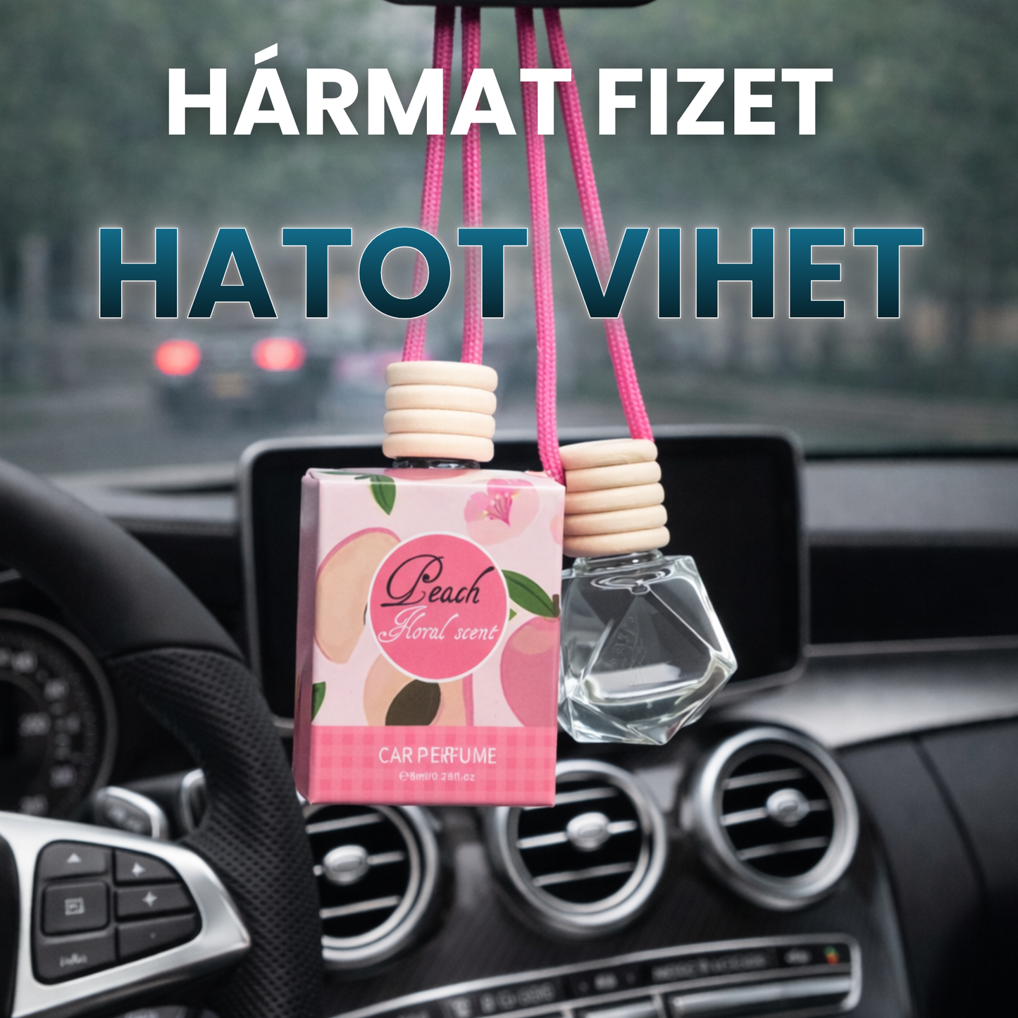 Barackos autóillatosító