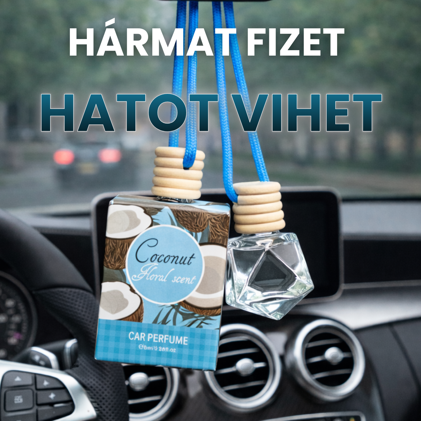 Kókuszos autóillatosító