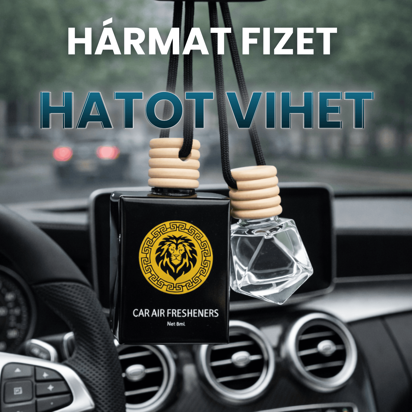 Black Lion férfi autóillatosító