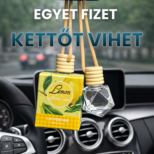 Citromos autóillatosító