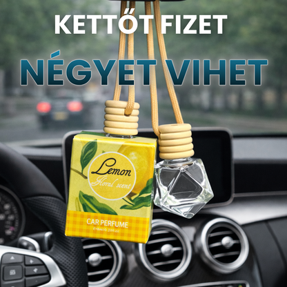 Citromos autóillatosító