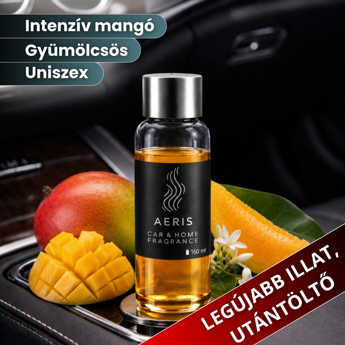 Aeris Prémium Autóillatosító Utántöltő Mangó