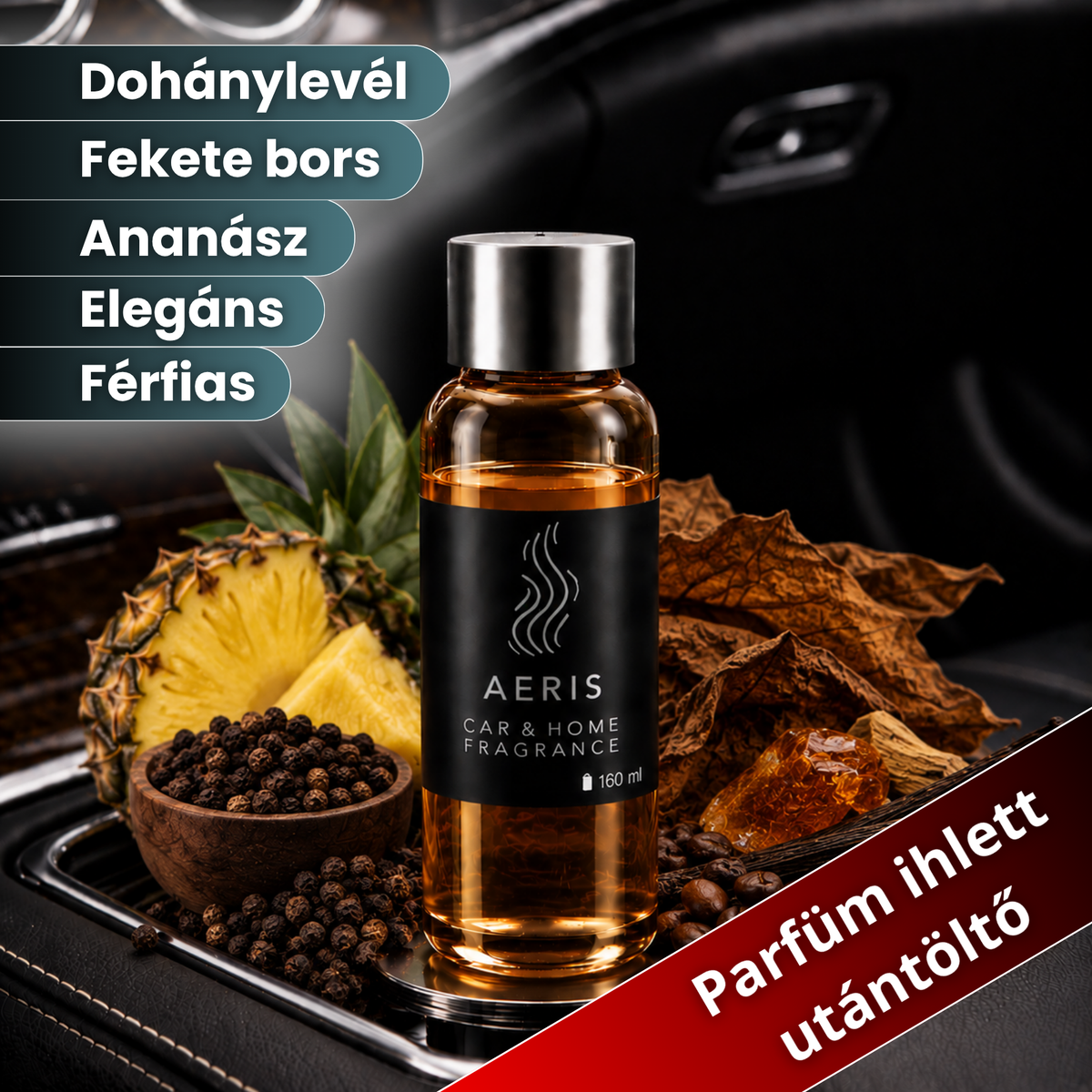 Utántöltő Autóillatosító